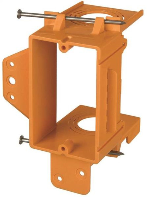 Carlon 1-Gang Low Voltage Mounting Bracket - Orange