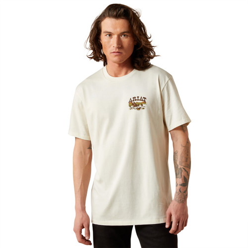 Ariat Men's Turtledove Ariat Pulp Western Short Sleeve T-Shirt