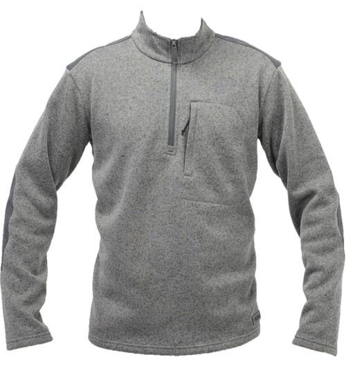 Noble Outfitters Mens Quarter Zip Fleece Long Sleeve Pullover