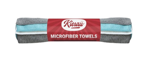 Kiesau Multi-Purpose Microfiber Cloths 12x16in 3-Pack