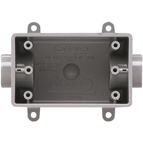 Thomas & Betts Rigid Type 1 Gang 19 Cu-In Switch Box