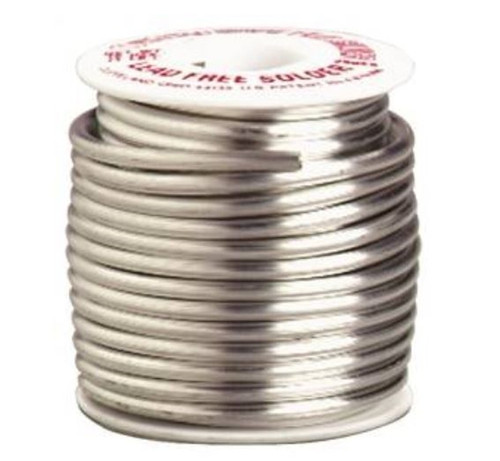 Oatey #29024 Solid Silver Gray Wire Solder - .5 lb.