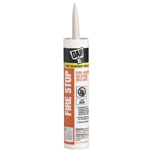 DAP Fire Stop Silicone Sealant - Gray