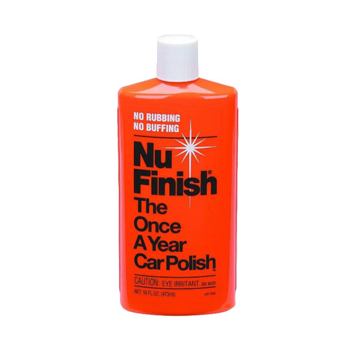 Nu Finish Car Polish Liquid (White) - 16 oz.
