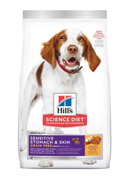 Hills Science Diet Adult Sensitive Stomach & Skin Chicken & Potato Recipe Dry Dog Food - 24 lb Bag