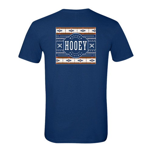Hooey Men's Navy Pecos Desert Patch Logo Short Sleeve T-Shirt
