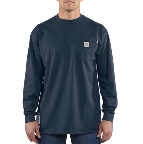 Carhartt Mens FR Force Loose Fit Midweight Long Sleeve Pocket T-Shirt