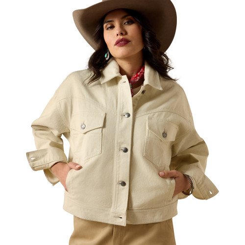 Ariat Ladies Summer Sand Solar Cotton Twill Button Up Jacket