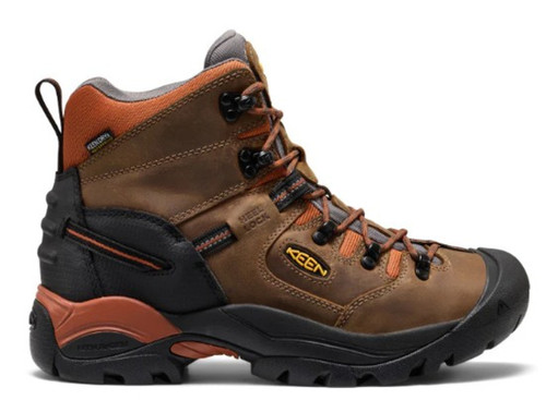 Keen Men's Cascade Brown & Black Pittsburgh Energy 6" Waterproof Soft Toe Boots