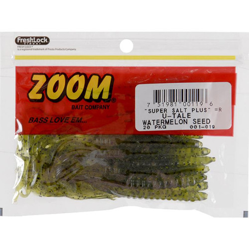 Zoom  Super Salt Plus - U-Tail Worm