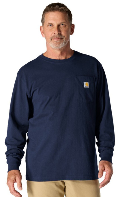 Carhartt Mens Heavyweight Long Sleeve Pocket T-Shirt