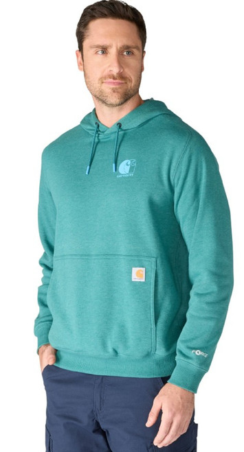 Carhartt Men's Force Relaxed Fit Lightweight Logo Graphic Pullover Sweatshirt