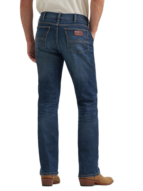 Wrangler Mens Retro Slim Bootcut Hoffman Wash Jeans