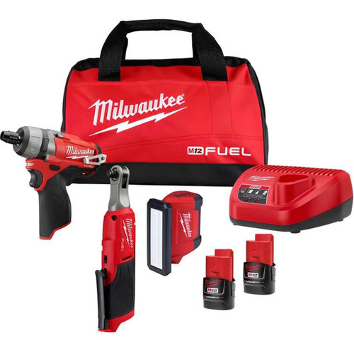 Milwaukee M12 Screwdriving 3 Piece Combo Kit