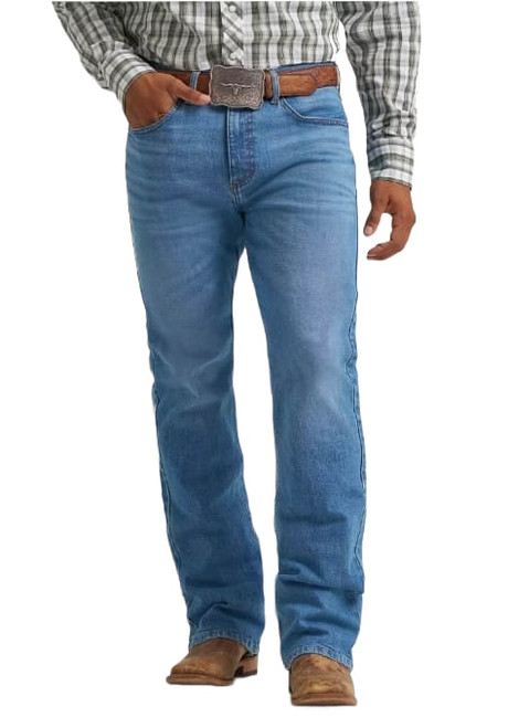 Wrangler Mens Nashville Vintage Bootcut Premium Jeans