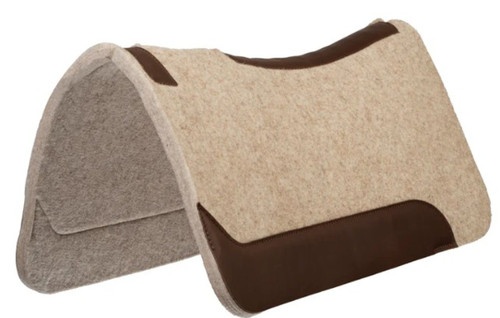 Weaver Leather Contoured Wool Blend Felt Saddle Pad, 3/4"