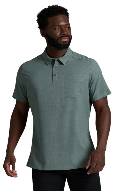 Kuhl Men's Titanium Short Sleeve Persuadr Polo