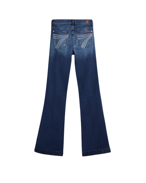 7 For All Mankind DOJO in Slim Illusion Lake Blue Denim Jeans