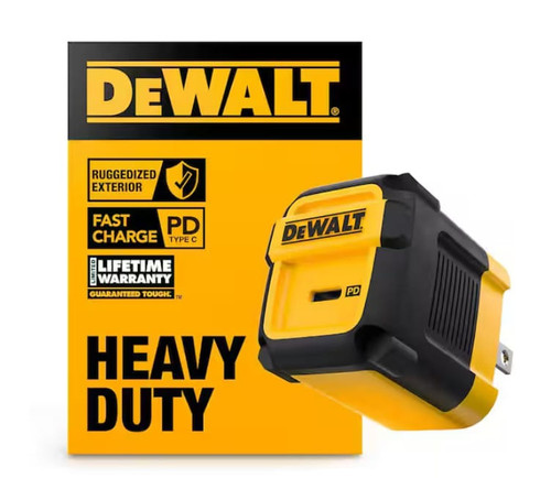 DeWalt 30-Watt 1-Port Worksite USB-C PD Charger