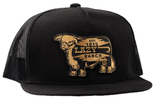 Lazy J Ranch Youth Black Gold Rush Classic Five Panel Trucker Hat
