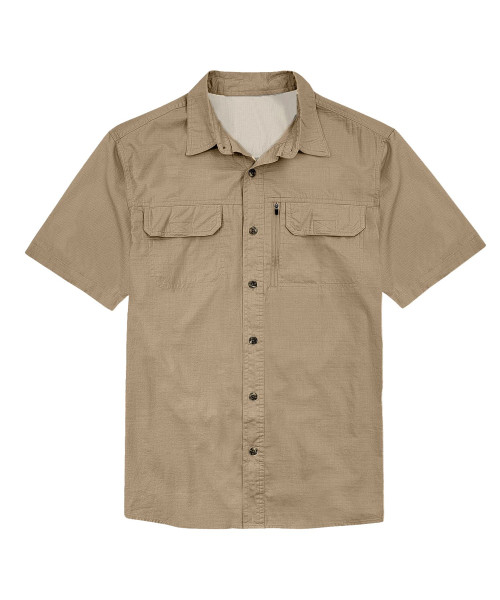 R Country Men's Cornstalk Short Sleeve Button Up Shirt