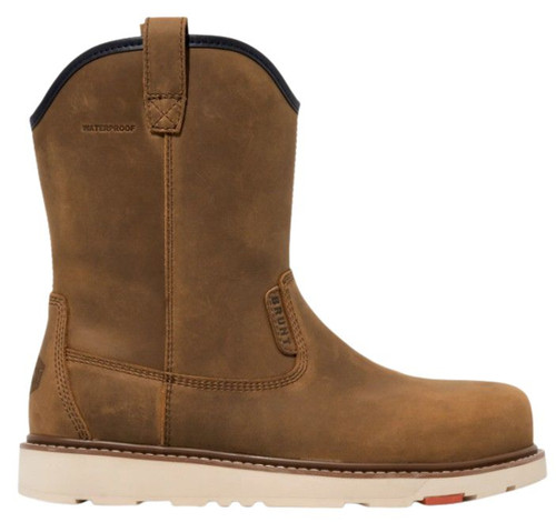 BRUNT Workwear The Bolduc Waterproof 9" Comp Toe Brown Roper Work Boots