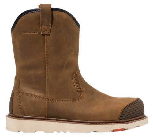 BRUNT Workwear The Bolduc BRUNT Toe Waterproof 9" Reinforced Comp Toe Brown Roper Boots