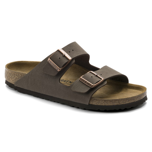 Birkenstock Womens Mocha Arizona Birkibuc Sandals