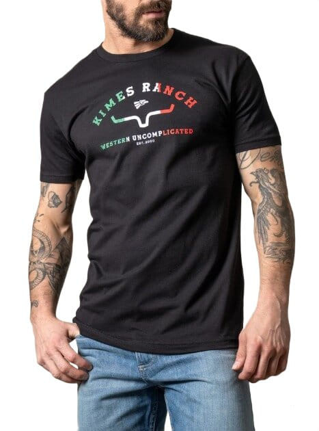 Kimes Ranch Mens Establecido En 2009 Black Short Sleeve Graphic T-Shirt