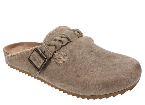 Very G Womens Iris 3 Beige Slip-On Mule Shoes