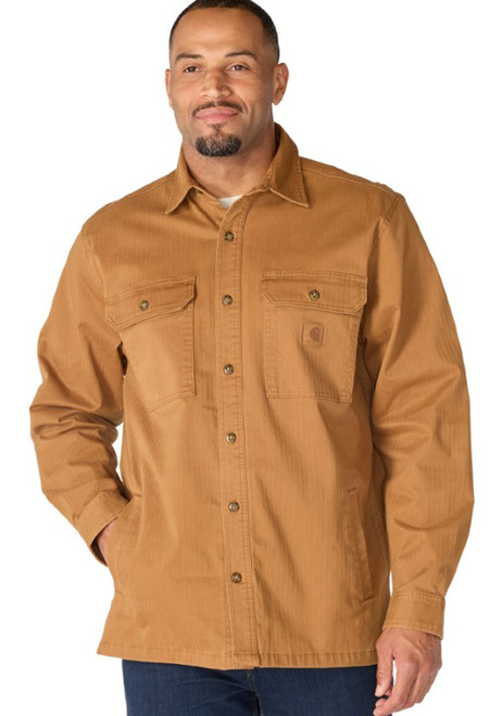 Carhartt Men's Carhartt Brown Newcastle Shirt Jac