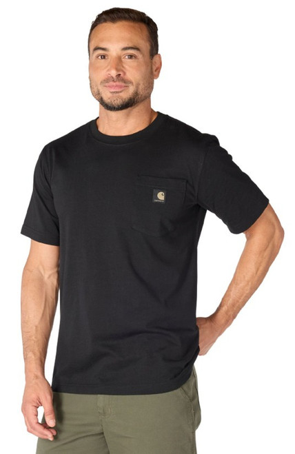 Carhartt Men's Black Irvine Relaxed Block Camo T-Shirt