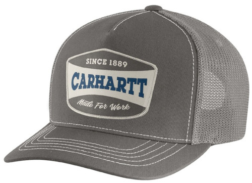 Carhartt Men's Canvas Mesh-Back Patch Cap