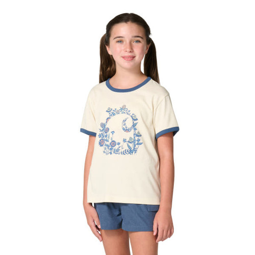 Carhartt Boys Toddler/Youth Turtledove Floral C Ringer Short Sleeve T-Shirt