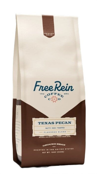 Free Rein Coffee Company Texas Pecan Medium Roast Ground Coffee 12oz