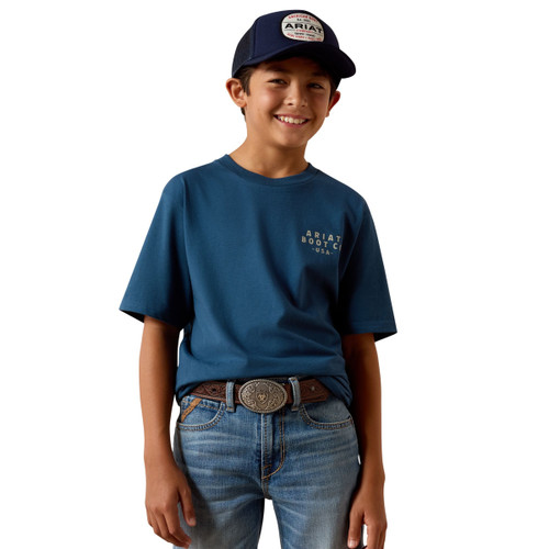 Ariat Boys Key Largo Ariat Drop Down Eagle Short Sleeve Graphic T-Shirt