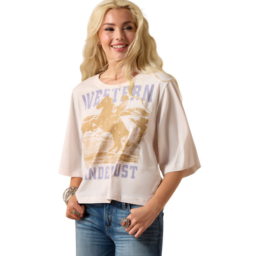 Ariat Women's Sea Salt Western Wanderlust Short Sleeve T-Shirt
