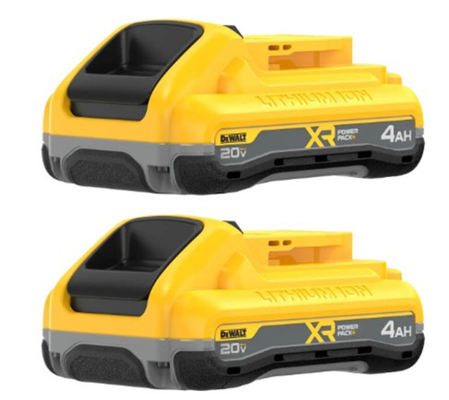 DeWalt 20V MAX XR Powerpack 4Ah Battery and Charger Kit with 2 Batteries