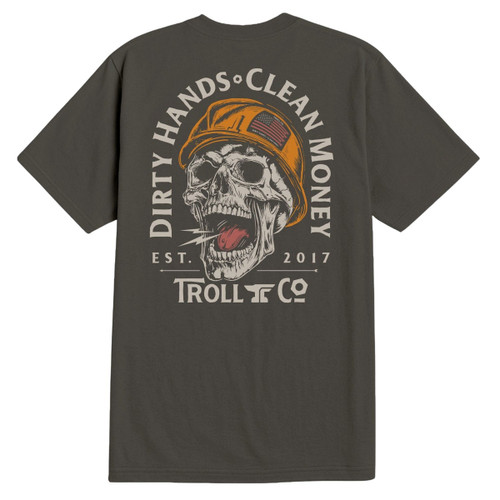 Troll Co. Men's Tar DHCM Hardhat Short Sleeve Graphic T-Shirt