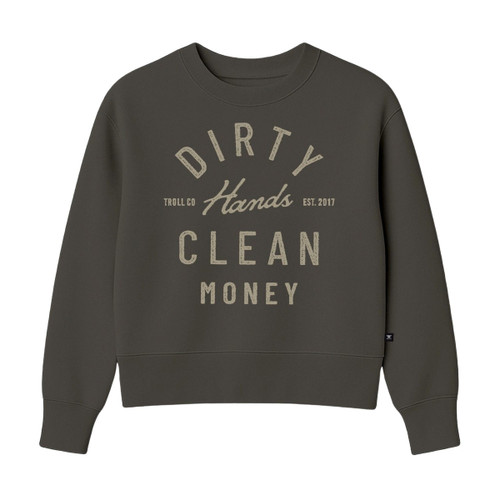 Troll Co. Women's Tar DHCM Juno Crewneck Long Sleeve Sweater