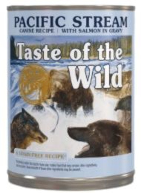 Taste of the Wild Pacific Stream Canine Recipe with Salmon in Gravy Â– 13.2 oz. Can