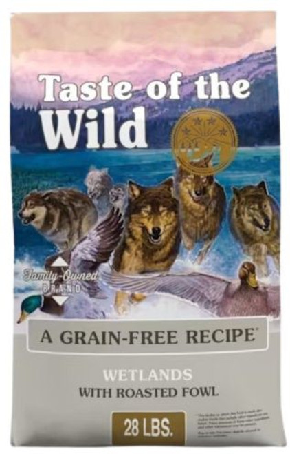 Taste of the Wild Wetlands Canine Recipe with Roasted Fowl Dry Dog Food - 28 lbs.