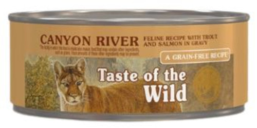 Taste of the Wild Canyon River Feline Recipe with Trout and Salmon in Gravy - 3 oz. Single Can
