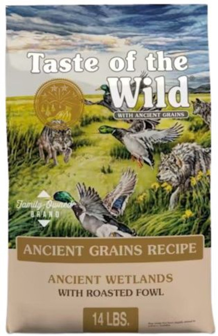 Taste of the Wild Ancient Wetlands Canine Recipe with Roasted Fowl - 14 lbs.