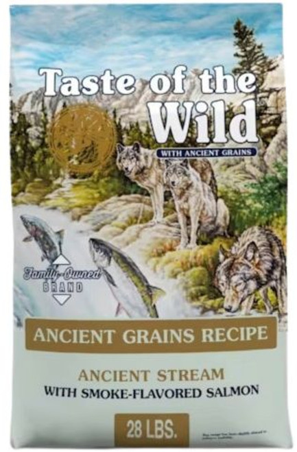 Taste of the Wild Ancient Stream Canine Recipe with Smoke-Flavored Salmon - 28 lbs.