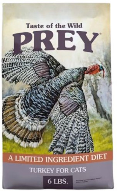 Taste of the Wild Prey Turkey Limited Ingredient Recipe Dry Cat Food - 6 lbs.