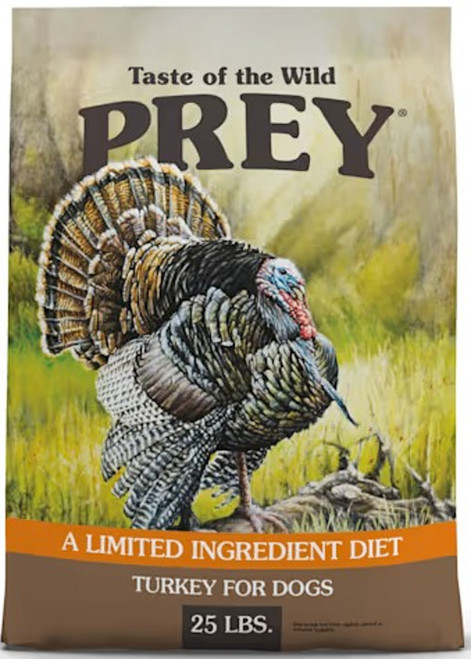 Taste of the Wild PREY Turkey All Life Stages High-Protein Limited Ingredient Recipe Â– 25 lb. Bag