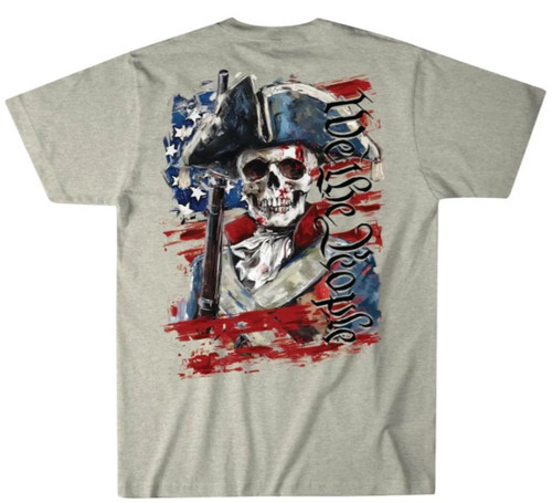 Howitzer Men's Oatmeal No Fear Graphic Short Sleeve T-Shirt