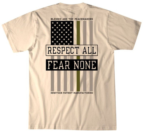 Howitzer Mens White Respect Short Sleeve T-Shirt