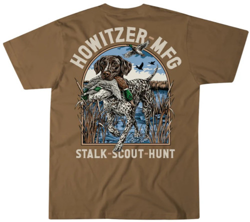 Howitzer Boys Youth Brown Sugar Stalk Scout Hunt Short Sleeve T-Shirt